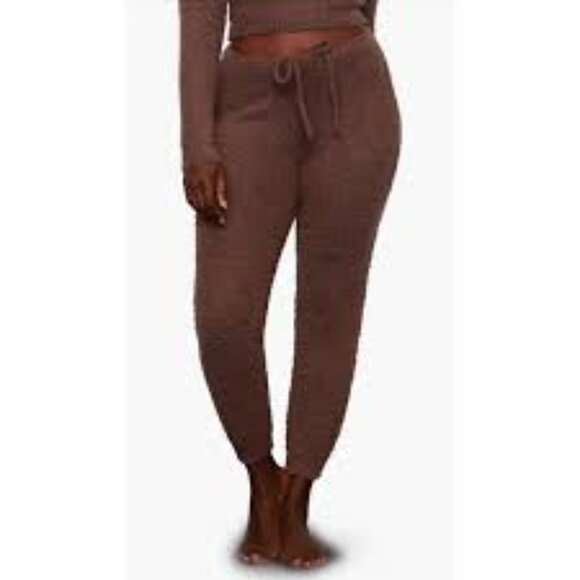 B1-NWT SKIMS COZY KNIT SHERPA JOGGERS ZIP POCKETS - CAN FIT XL- 3X - Picture 3 of 3